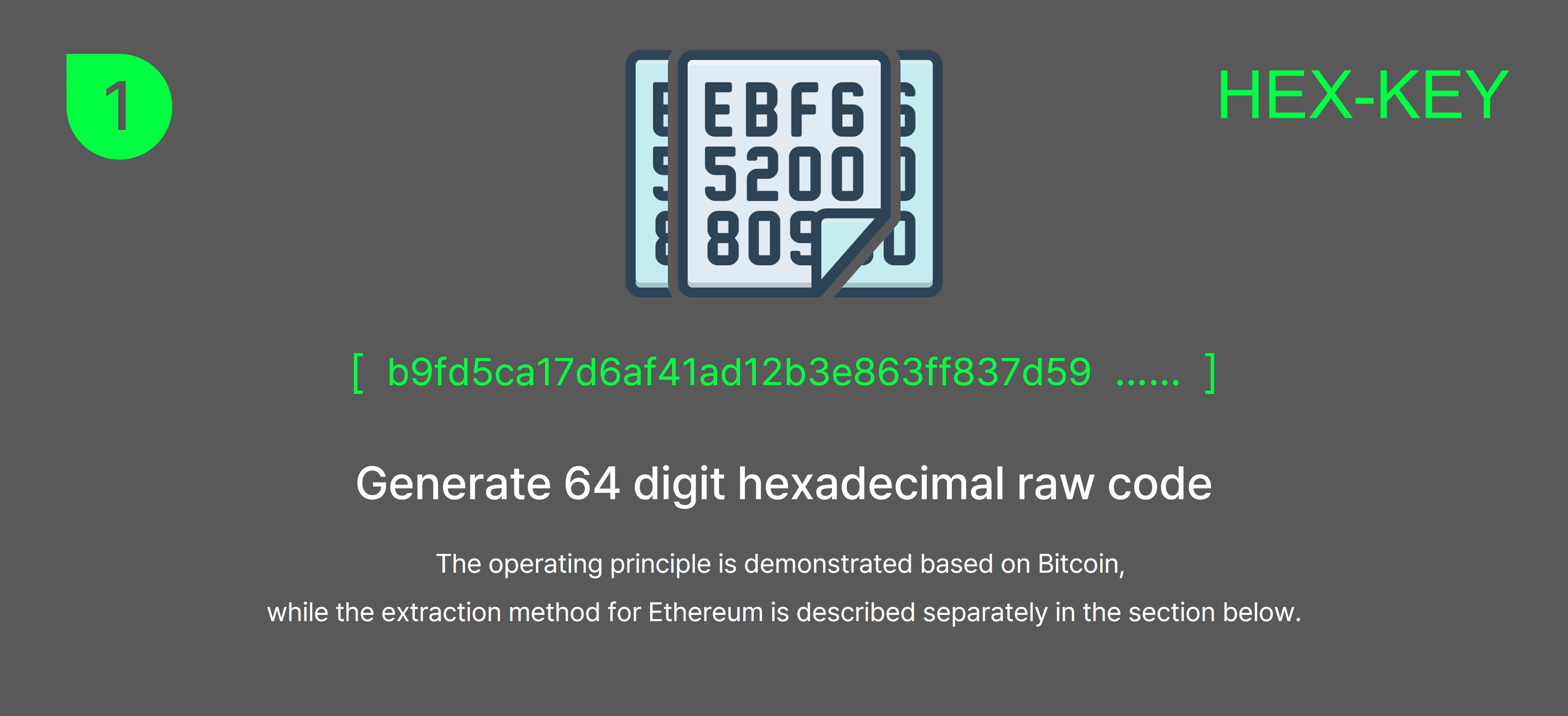 HEX-KEY Operation Diagram 1